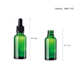 Glass Bottle With Pure Dropper Perfume Sample Tubes For Essential Oil Liquid Reagent Pipette Refillable Bottle Empty 30ml