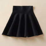 Glamaker Draped knitted short skirts women Spring pleated mini skirt Elegant high waist female a-line streetwear summer skirt
