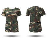 2018 Summer Women T-shirt camouflage loose T-shirt O-neck Casual Woman camouflage Tops Cotton Loose Short Seleeve Army Green