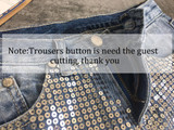 2018 Summer Women Loose High Waist Vintage Hole Jeans Woman Denim Sequins Jeans Pants Boyfriend Ripped Jeans For Women Trousers