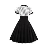 2018 Summer Women Dress Retro 1950s 60s Dress Female Polka Dots Pinup Rockabilly Sexy Party Dresses Vintage Tunic Vestidos Mujer