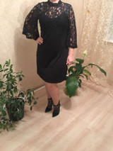 2018 Summer Women Dress Elegant Sexy Party Dress Tunic Vintage Plus Size Dress Flare Sleeve Black Lace Dress 5XL 6XL Big Vestido