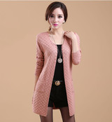 2018 Summer Women Cardigan Casual Long Sleeve Knitted Cardigans Ladies Sweaters Fashion Long Cardigan Coat With Pockets