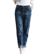 2018 Summer Vintage Jeans Woman Plus Size Boyfriend Jeans For Women With High Waist Pants Denim Loose Jeans Feminino Trousers