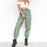 2018 Summer Trousers for Women Wide Leg Pants Plus Size Casual Harajuku Harem Pants European Ladies Streetwear Pants