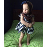 2018 Summer Vestidos Baby Girl Dresses Princess Children Dress Stripe Baby Clothing Kids Girl Dress Brand Girls Clothes