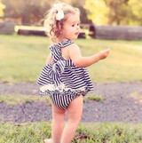 2018 Summer Vestidos Baby Girl Dresses Princess Children Dress Stripe Baby Clothing Kids Girl Dress Brand Girls Clothes