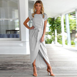 2018 Summer Short Sleeve Bodycon Party Dress Plus Size Sexy Women Long Maxi Boho Dress Elegant Female Korean Style Midi Dress