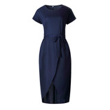 2018 Summer Short Sleeve Bodycon Party Dress Plus Size Sexy Women Long Maxi Boho Dress Elegant Female Korean Style Midi Dress
