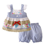 2018 Summer style Baby Girl Dress Baby Girl Clothes Newborn Baby Girls Dresses Cotton Floral Dress Girls Clothes Set
