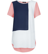 2018 Summer Spliced Women Blusa Feminina Long Chiffon Tops Fashion Chemise Femme Shirts Plus Size Blouses female Plus Size