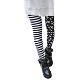 New 2018 Spring Autumn Leggings Fashion Stripped Stars Stitching Women Legging Casual Female Breathable Elastic Leggings