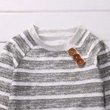 New 2018 Fashion Baby Clothing Sets Infant Baby Striped Tops T-shirt+Pants+Hat 3pcs Outfits Set Newborn Baby Boys Girls Clothes