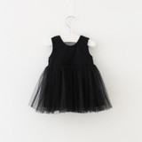 2017 Baby Kids Girl Vest Dress Infant Lace Summer Dresses Newborn Baby Girls Bebes Cotton Clothes New
