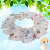2017 Baby Infant Towel 28*28cm Muslin Towel Handkerchiefs Two Layers Wipe Towel 10pcs APR12_30