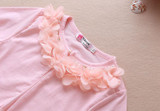 2017 Baby Girls Cardigan Sweater Flowers Long Sleeve Pink Baby Girl Jacket For 1 &amp; 2 Year Old Toddler Baby Clothes AKC165010