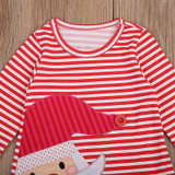 2017 Baby Girl Long Sleeve Christmas Santa Claus Dress Casual Tops Clothes 1-7Y for Xmas