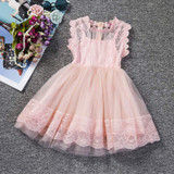 2017 Baby Girl Floral Lace Princess Tutu Dress Wedding Christening Gown Dress Girls Clothes For Kids Party Wear Meninas Vestidos