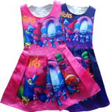 2017 Baby girl dress trolls dress kids clothes Unicorn dress baby girls children clothes cotton H622 2017 Baby girl dress trolls dress kids clothes Unicorn dress baby girls children clothes cotton H622