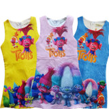 2017 Baby girl dress trolls dress kids clothes Unicorn dress baby girls children clothes cotton H622 2017 Baby girl dress trolls dress kids clothes Unicorn dress baby girls children clothes cotton H622