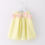 2017 Baby Girl Dress Summer Sleeveless Baby Dress For Infants Princess Dress Cotton Baby Dresses Infant Clothes Tops