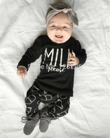 2017 baby girl clothes Fashion cotton long sleeve t-shirt+pants cartoon infant 2pcs suit newborn baby boys girls clothing sets