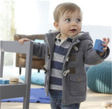 2017 Baby Boys Jacket For Girls Winter Clothes Autumn New Outerwear Boys Coat Children Clothing Hooded Kids Duffle Coat For Boys
