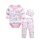 2017 Baby Boy Girls Clothes Set Cotton Roupa Infantil Long Sleeve Baby Clothes and Pants Newborn Baby Clothing Sets