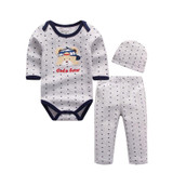 2017 Baby Boy Girls Clothes Set Cotton Roupa Infantil Long Sleeve Baby Clothes and Pants Newborn Baby Clothing Sets