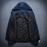 2017 Autumn&amp;Winter Hooded Cotton-Padded Clothes Men High quality Mens Parkas Coat Fashion Printed clothing jacket Plus Size7XL