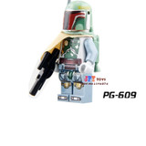 Single Sale star wars superhero Boba Fett Bounty Hunter building blocks model bricks toys for children brinquedos menino