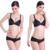 DeRuiLaDy Sexy Seamless Bra Push Up Adjustable Women Bra Set Seamless Underwear Brand Bra Set Support Wholesale Free Shipping