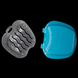 Denture Bath Box Case Dental False Teeth Storage Box with Hanging Net Container Parents Kids Daily Healthy Care Free Shipping