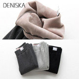 DENISKA 2017 autumn winter cotton warm fitness leggings women striped cotton workout legging legins leggins women female