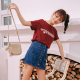 Denim Skirt High Waist A-line Mini Skirts Women 2018 Summer New Arrivals Single Button Pockets Blue Jean Skirt Style Saia Jeans