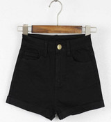 Denim Shorts Women Summer 2017 New Fashion High Waist Shorts Zipper Casual Short Feminino Woman Shorts