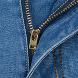 Denim Shorts Mens 2017 Summer Denim Shorts Jeans Middle Waist Men Men's Shorts Knee Length Casual Hole Short Jeans