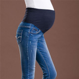 Denim Maternity Jeans Plus size Elastic waist Long Trousers pants for Pregnant women Pregnancy clothes Pregnant Pants Denim Maternity Jeans Plus size Elastic waist Long Trousers pants for Pregnant women Pregnancy clothes Pregnant Pants
