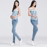 Denim Maternity Jeans Plus size Elastic waist Long Trousers pants for Pregnant women Pregnancy clothes Pregnant Pants Denim Maternity Jeans Plus size Elastic waist Long Trousers pants for Pregnant women Pregnancy clothes Pregnant Pants