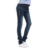 Denim Elastic Waist Maternity Jeans Pregnant Pants Clothes For Pregnant Women Pregnancy Trousers Clothing Maternidad Winter Fall