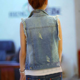 Denim Jacket  2016 New Women's Slim Coat Cardigan Denim S-XXL Plus Size For Women Casual High Waist Coat