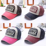 Denim Baseball Cap Women Men Adjustable Sun Hip-hop Jean Hat Letter Peaked Casual Cool Caps