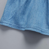 Denim Baby Girl Princess Dress Kid Baby Party Wedding Pageant Dresses Clothes Girls Kids Clothing Costumes