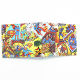 Free Shipping Anime Comics The Superman Wallet Anime Cartoon Purse for Young Card Holder Wallets With Tag Dollar Price