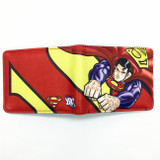 Free Shipping Anime Comics The Superman Wallet Anime Cartoon Purse for Young Card Holder Wallets With Tag Dollar Price