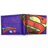 Free Shipping Anime Comics The Superman Wallet Anime Cartoon Purse for Young Card Holder Wallets With Tag Dollar Price