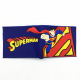 Free Shipping Anime Comics The Superman Wallet Anime Cartoon Purse for Young Card Holder Wallets With Tag Dollar Price
