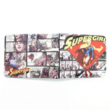 Free Shipping Anime Comics The Superman Wallet Anime Cartoon Purse for Young Card Holder Wallets With Tag Dollar Price