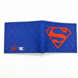 Free Shipping Anime Comics The Superman Wallet Anime Cartoon Purse for Young Card Holder Wallets With Tag Dollar Price