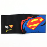 Free Shipping Anime Comics The Superman Wallet Anime Cartoon Purse for Young Card Holder Wallets With Tag Dollar Price